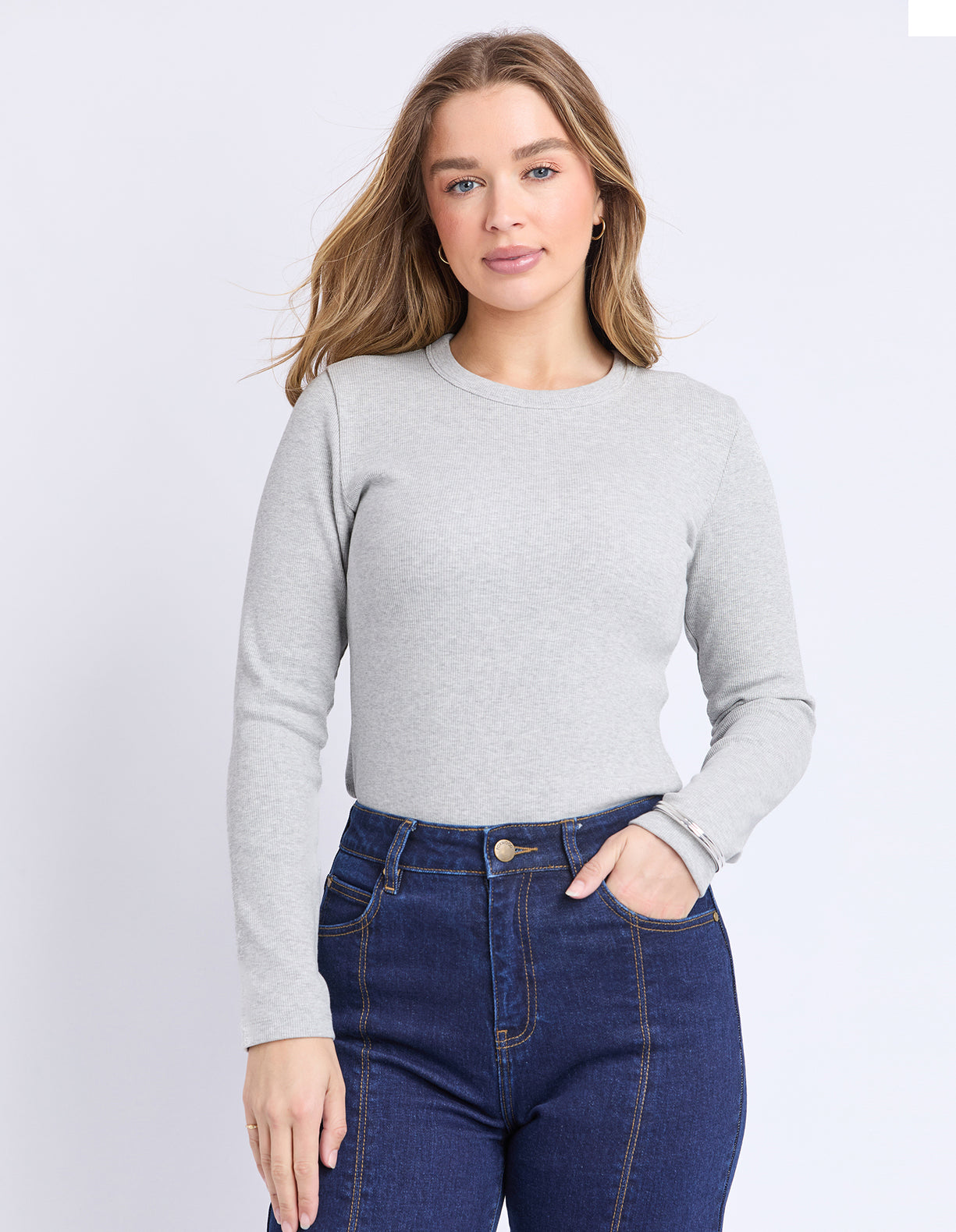 Scoop L/S Rib