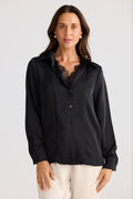 Brave + True- JEMIMA SHIRT Black