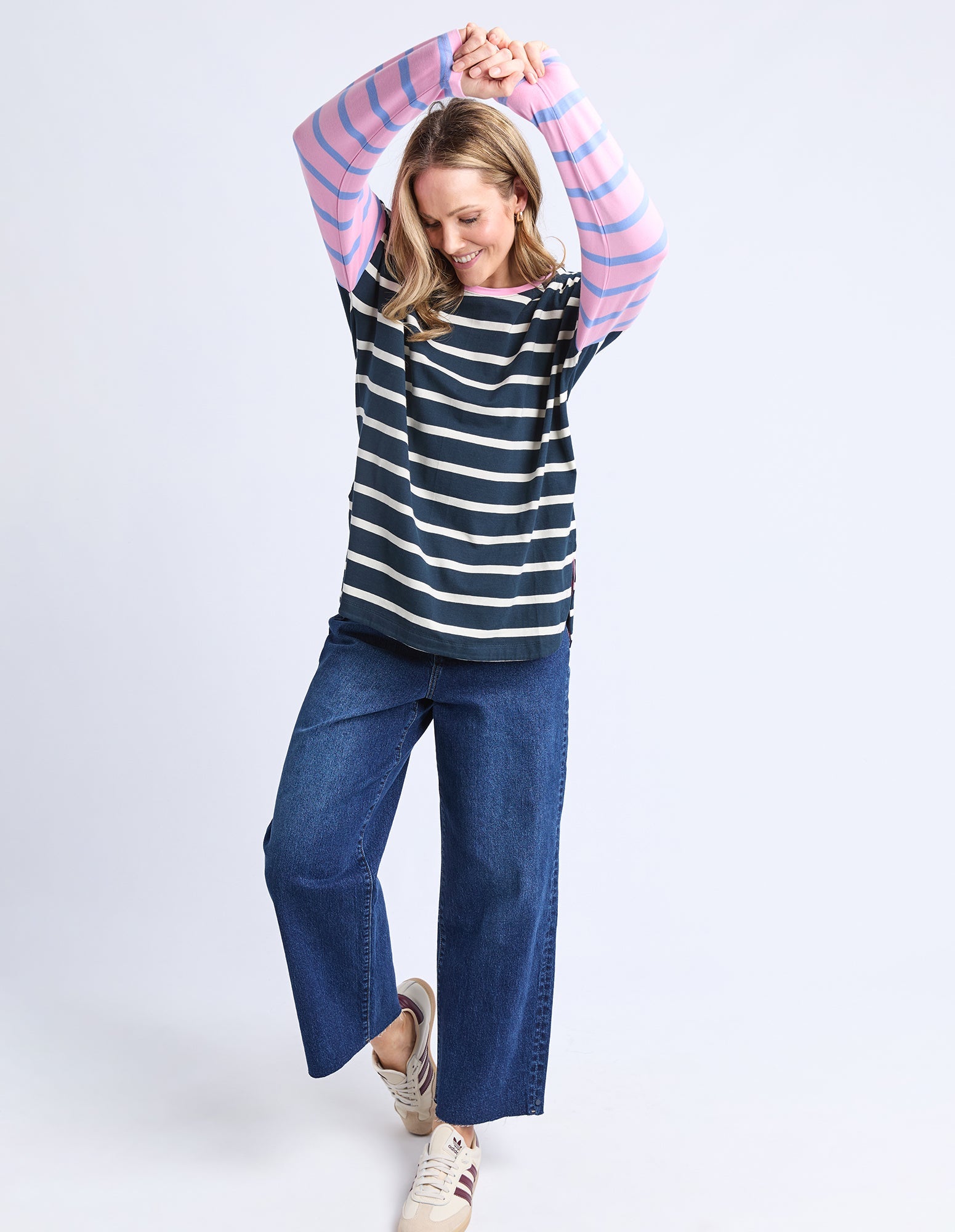 Marta Stripe Long Sleeve Tee