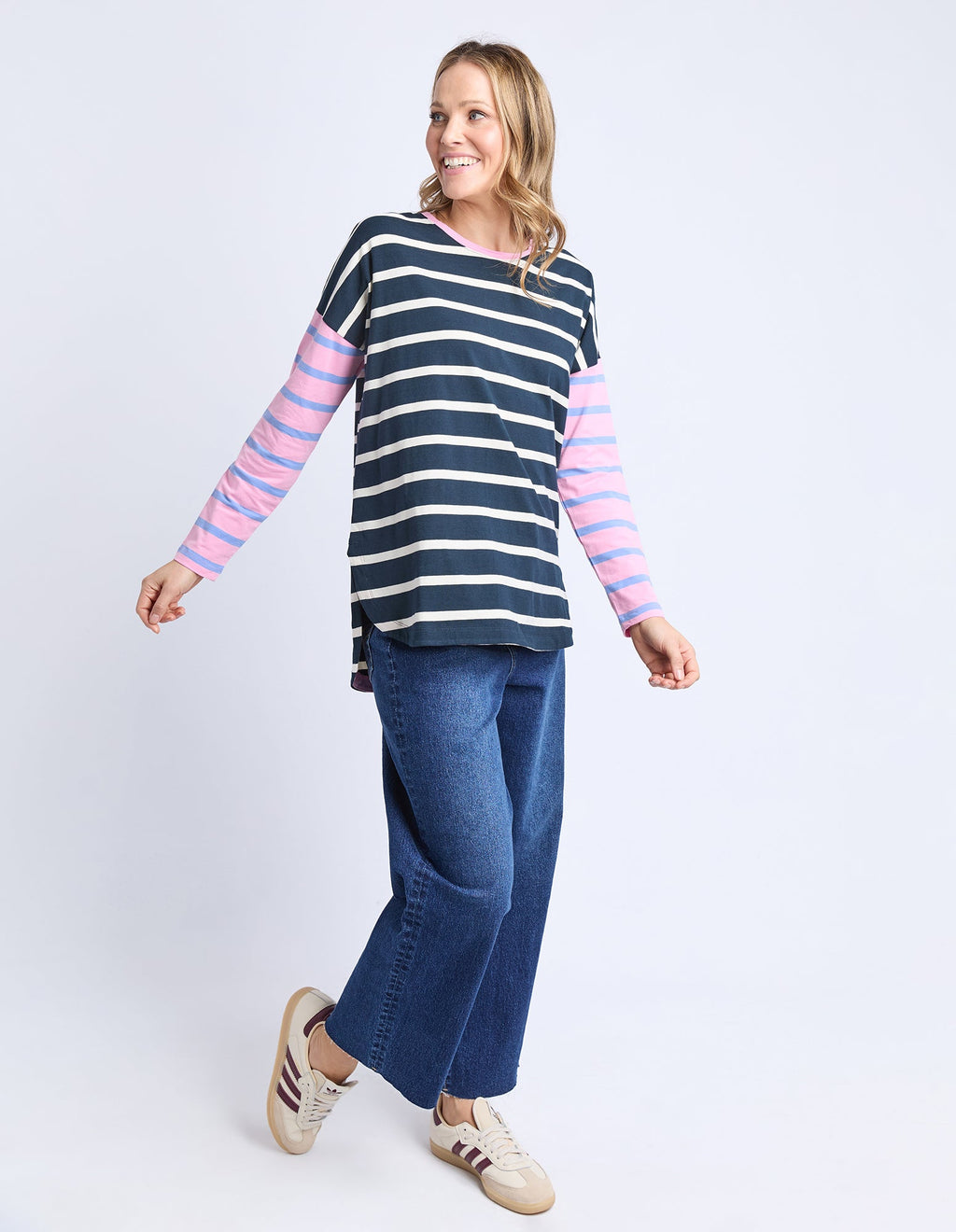 Marta Stripe Long Sleeve Tee