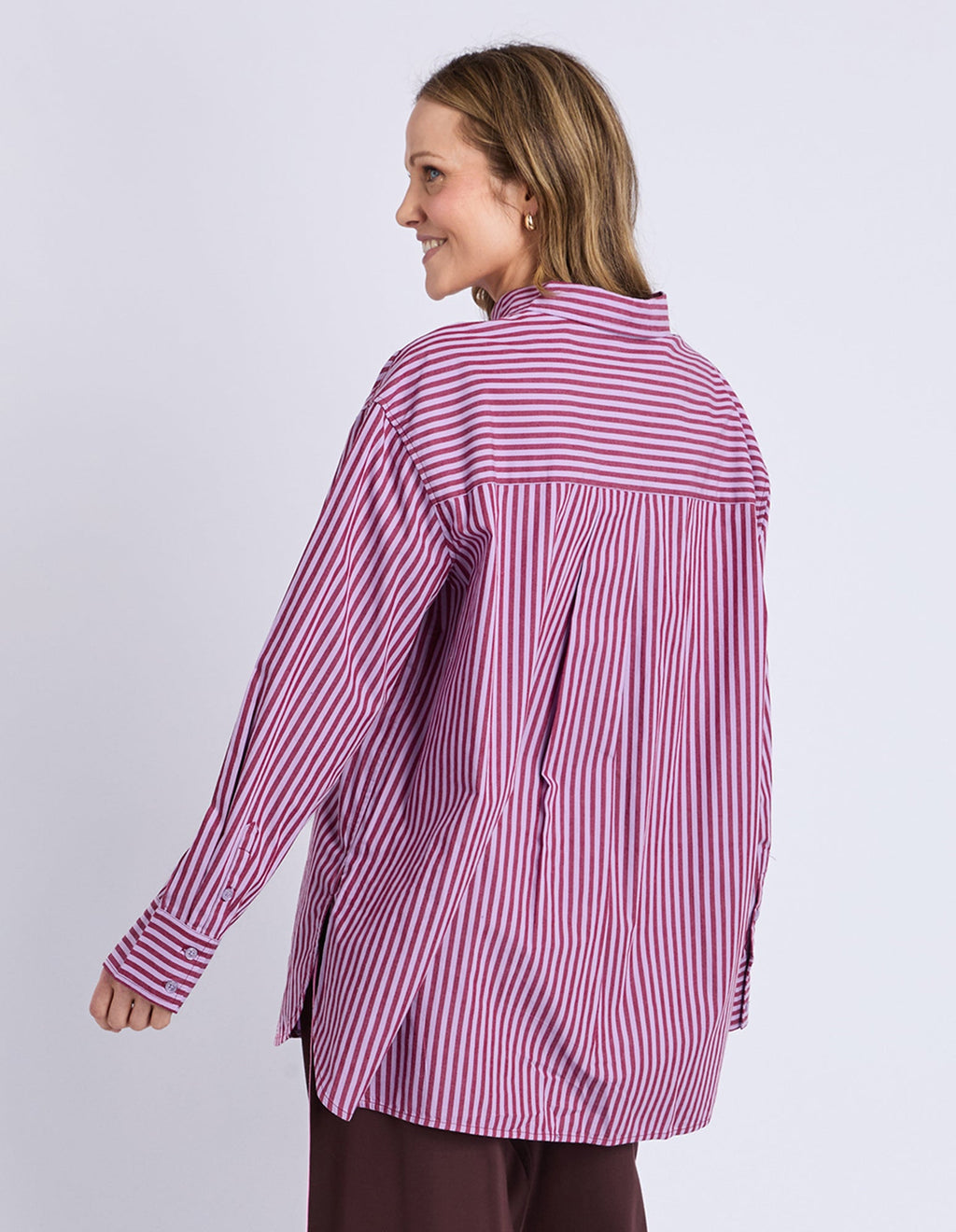Lila Stripe Shirt