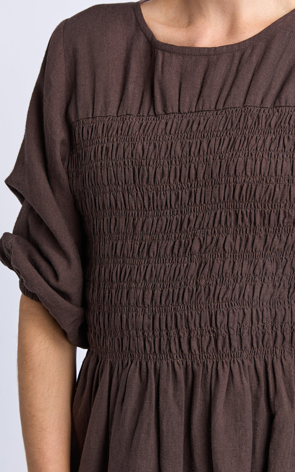 Nora Shirred Dress