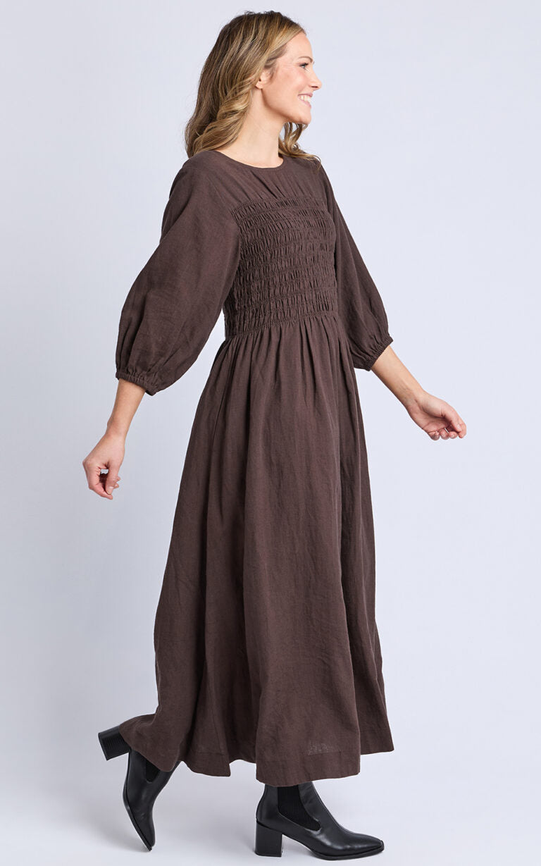 Nora Shirred Dress