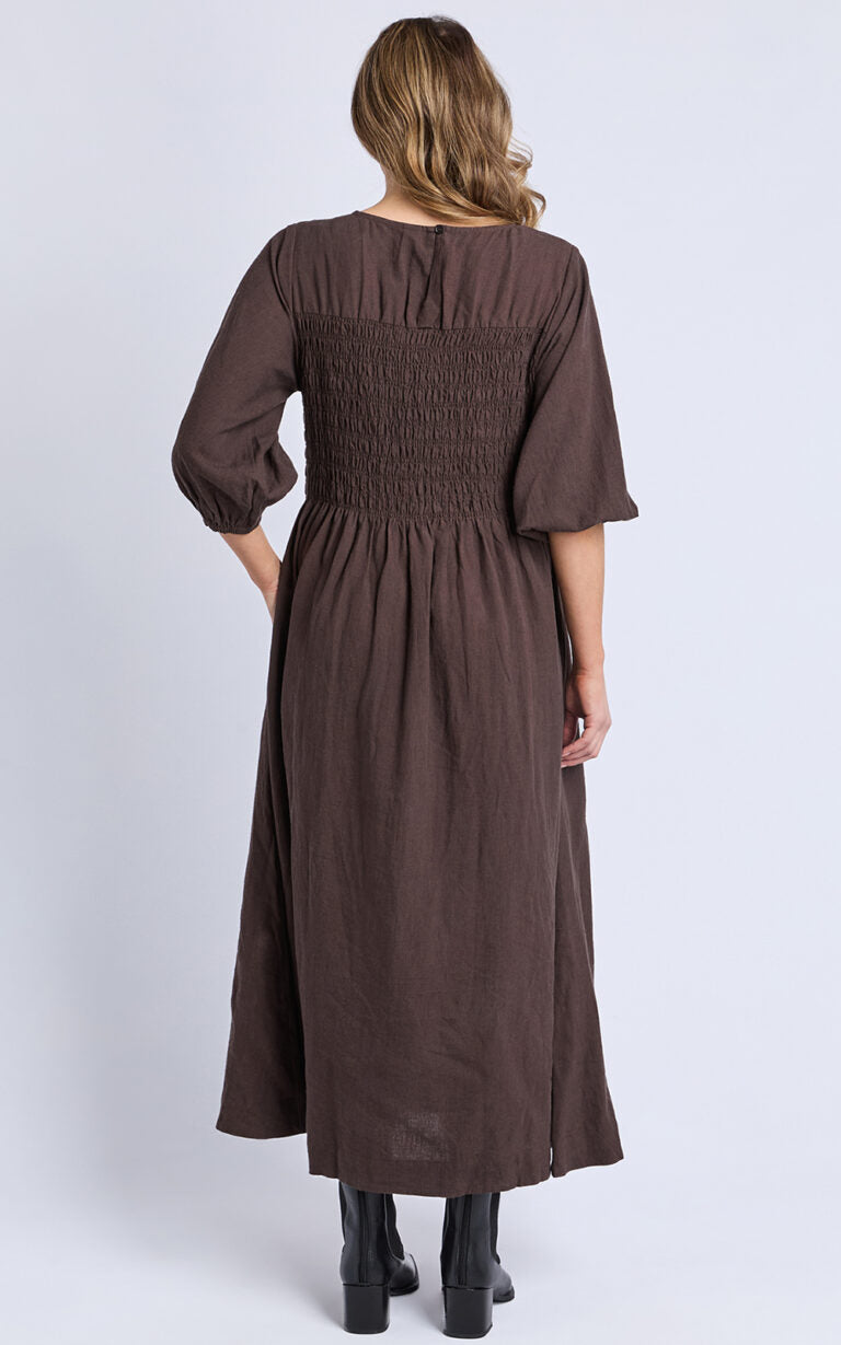 Nora Shirred Dress