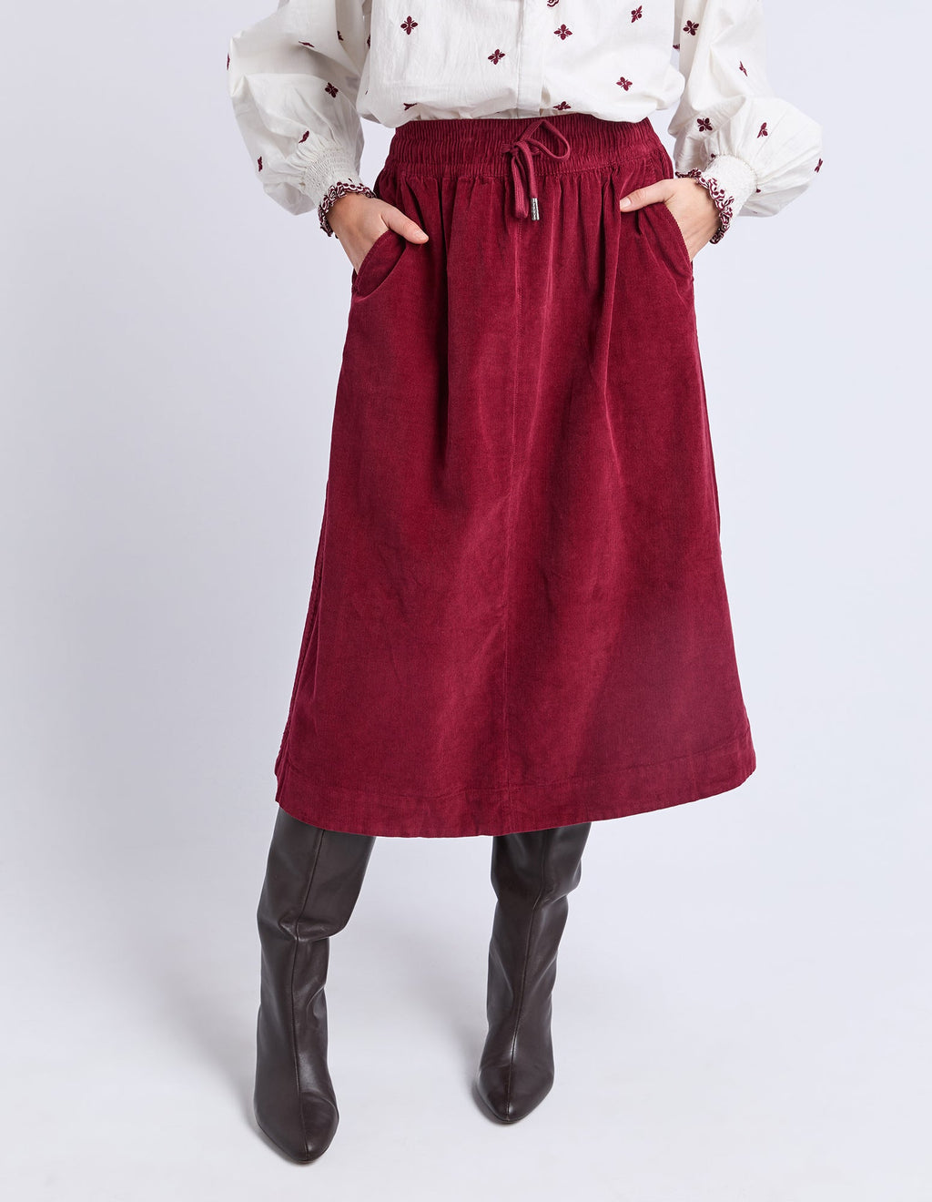 Winnie Cord Skirt