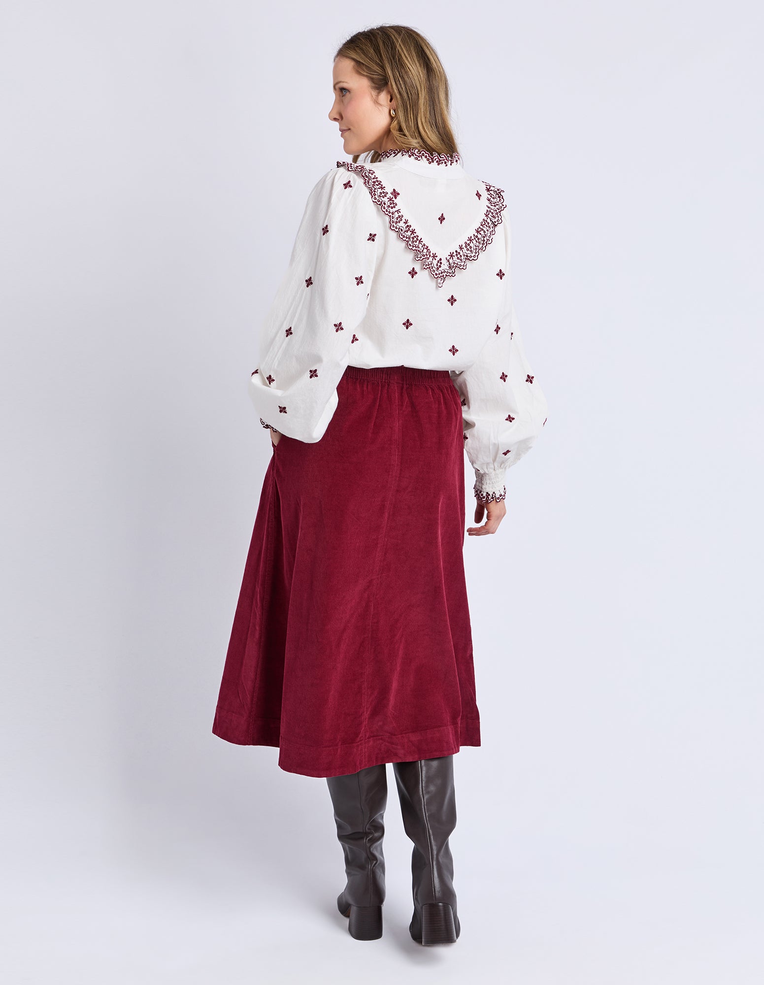 Winnie Cord Skirt