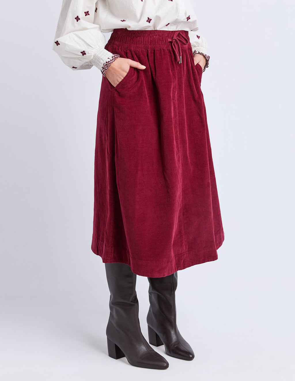 Winnie Cord Skirt