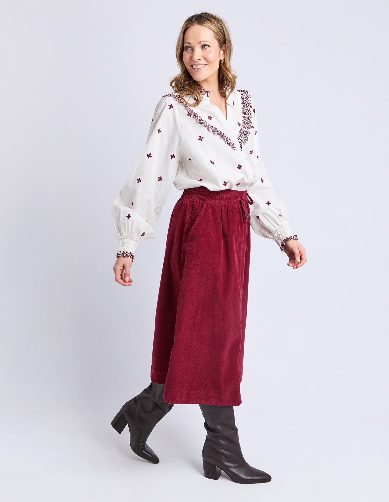 Winnie Cord Skirt