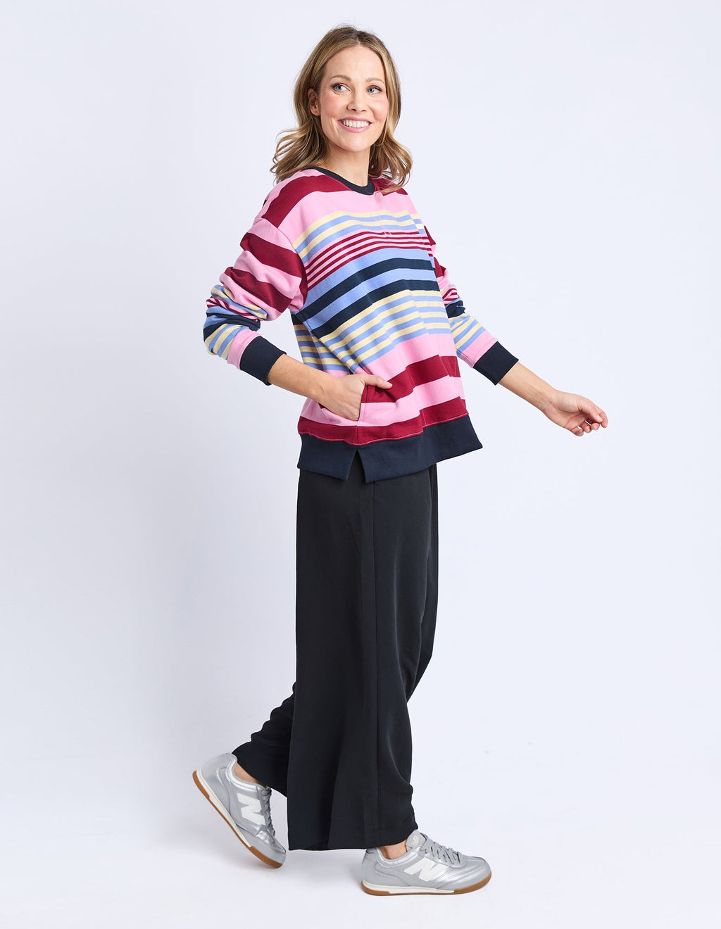 Alva Stripe Crew