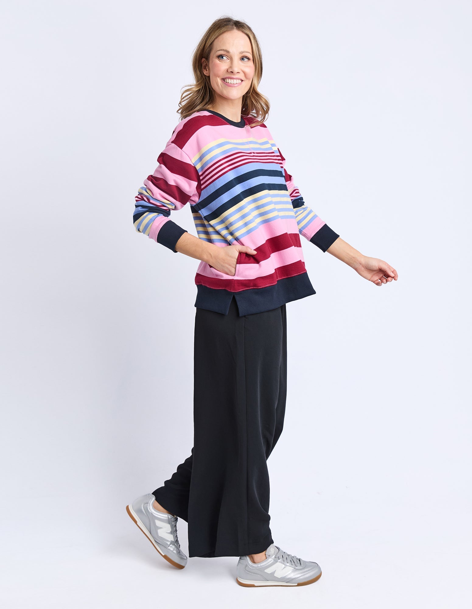 Alva Stripe Crew