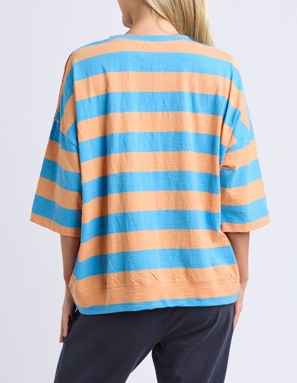 Mazie Block Stripe Sweat