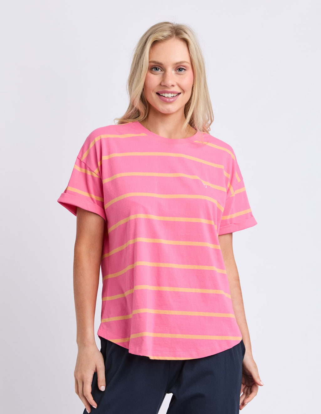 Halli Stripe Short Sleeve Tee