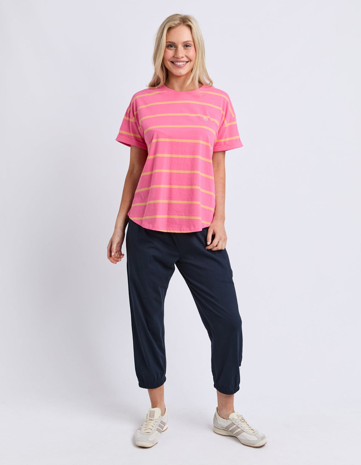 Halli Stripe Short Sleeve Tee