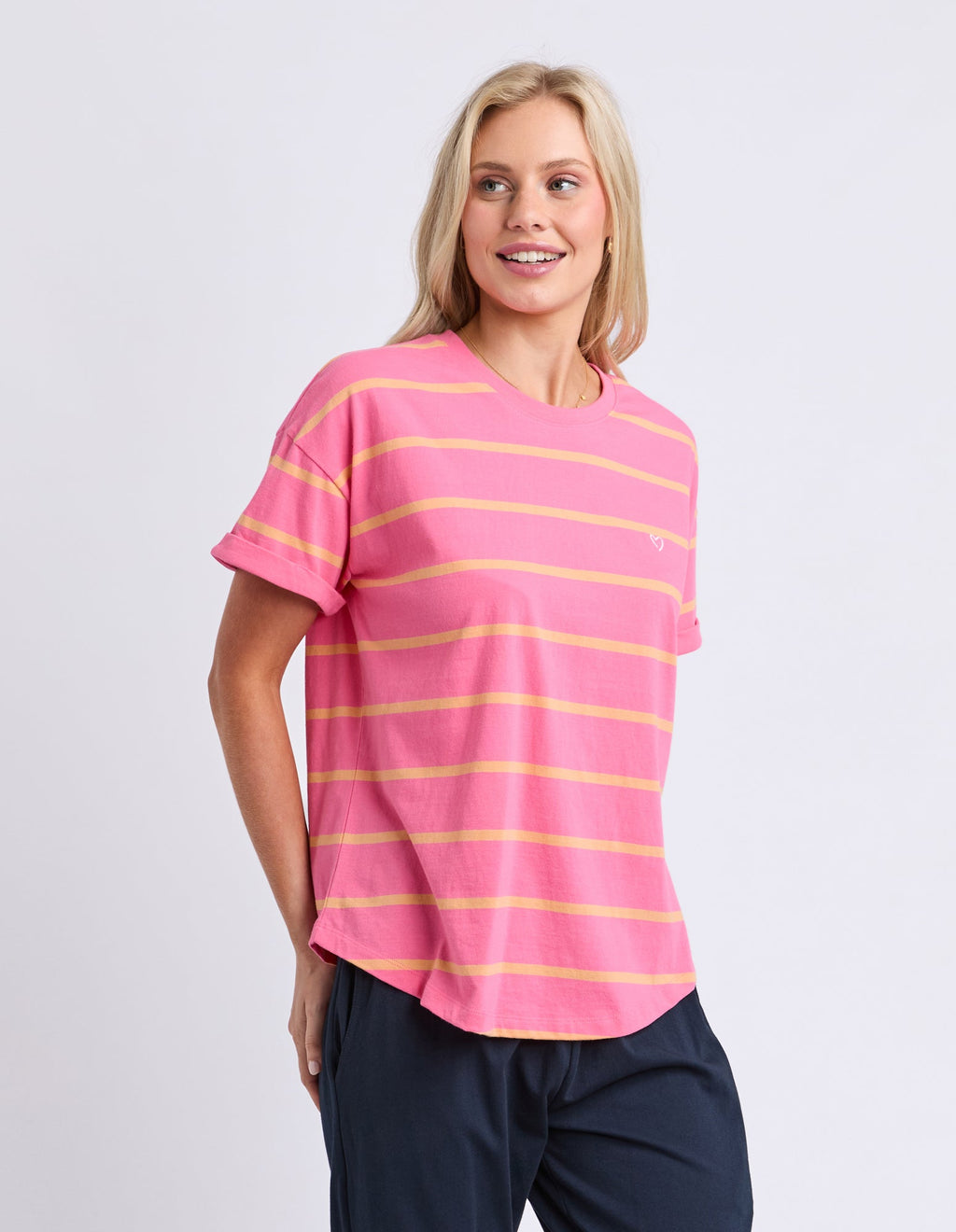 Halli Stripe Short Sleeve Tee