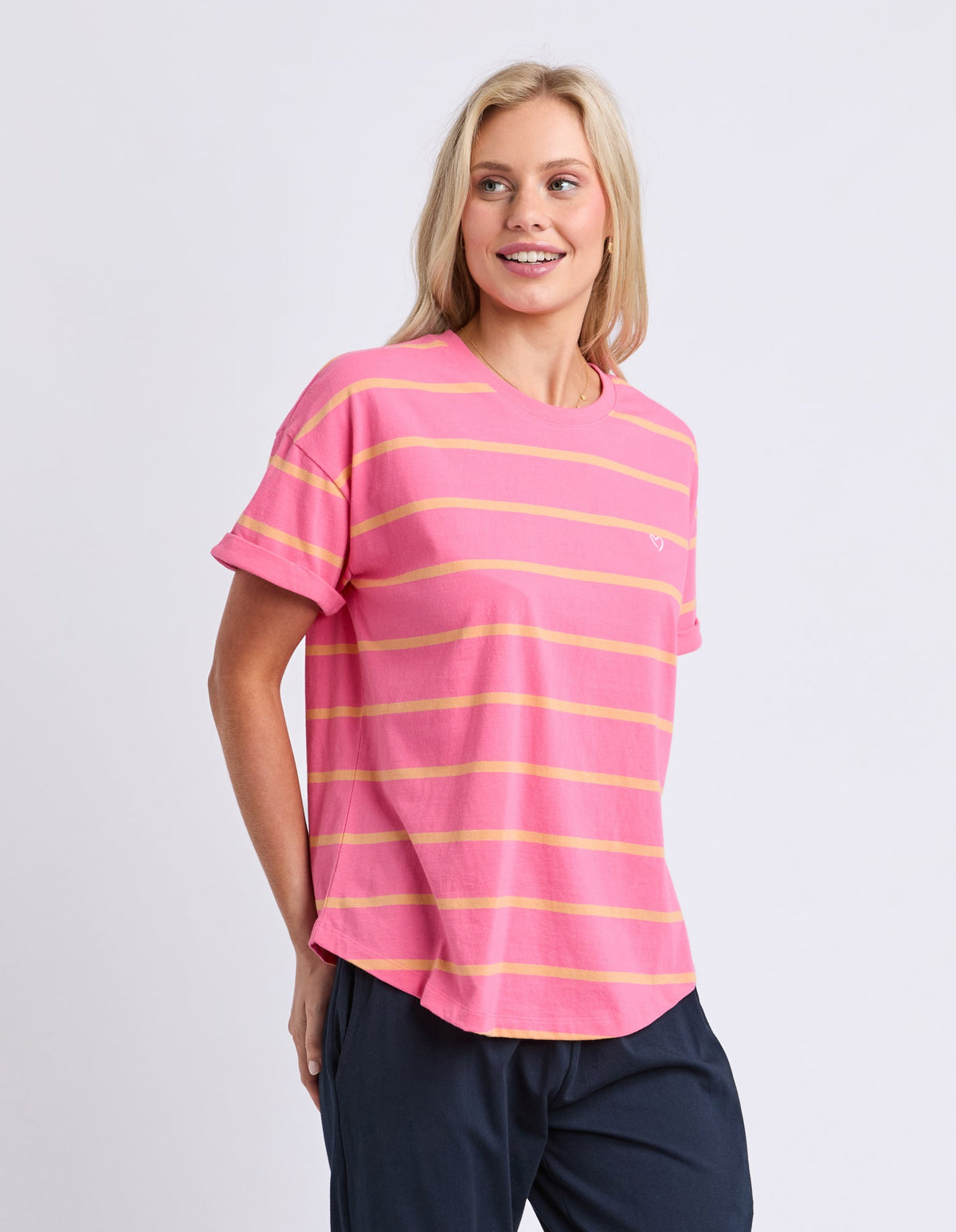 Halli Stripe Short Sleeve Tee