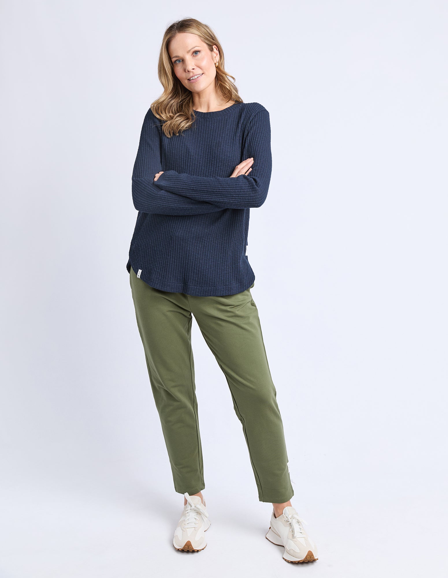 Veronica Rib Long Sleeve Tee
