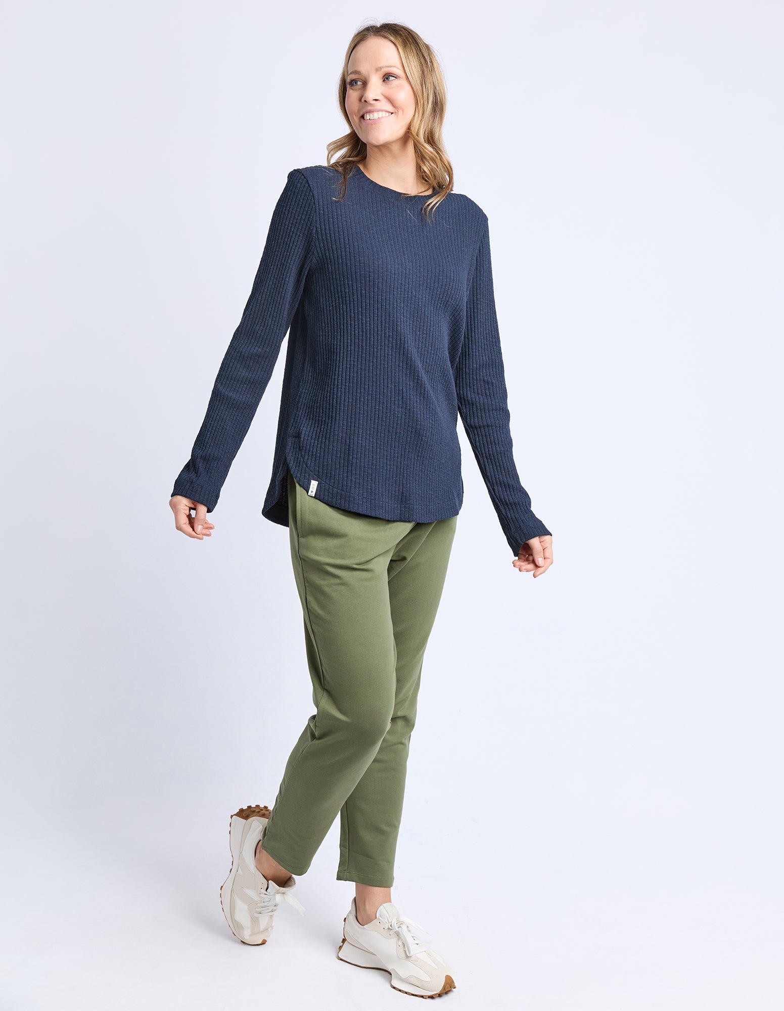 Veronica Rib Long Sleeve Tee