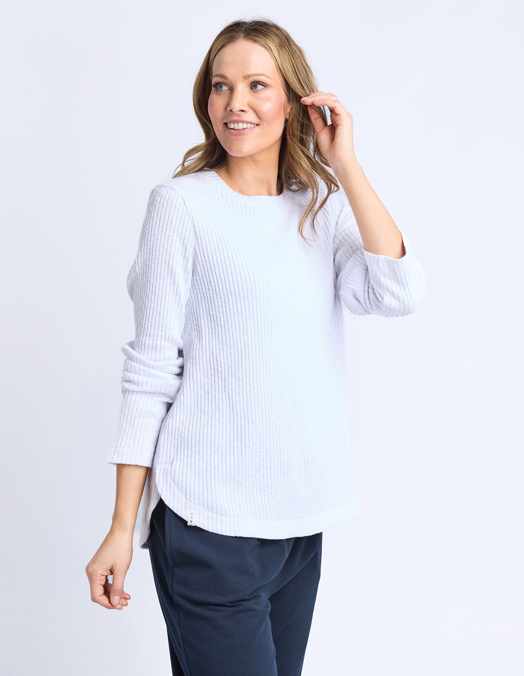 Veronica Rib Long Sleeve Tee
