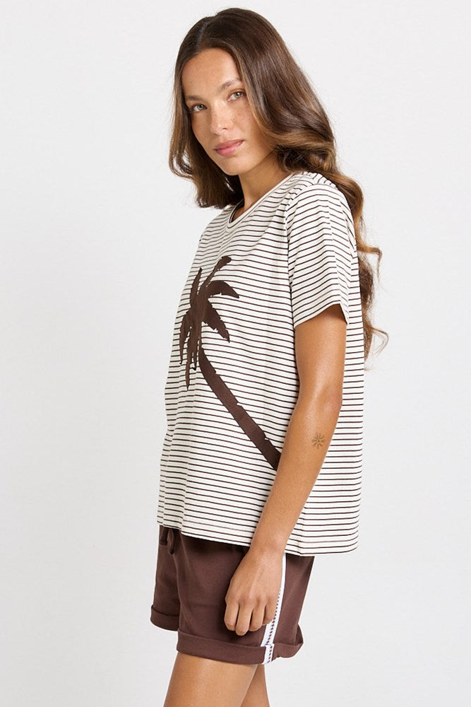 Tibby Palm Print Tee