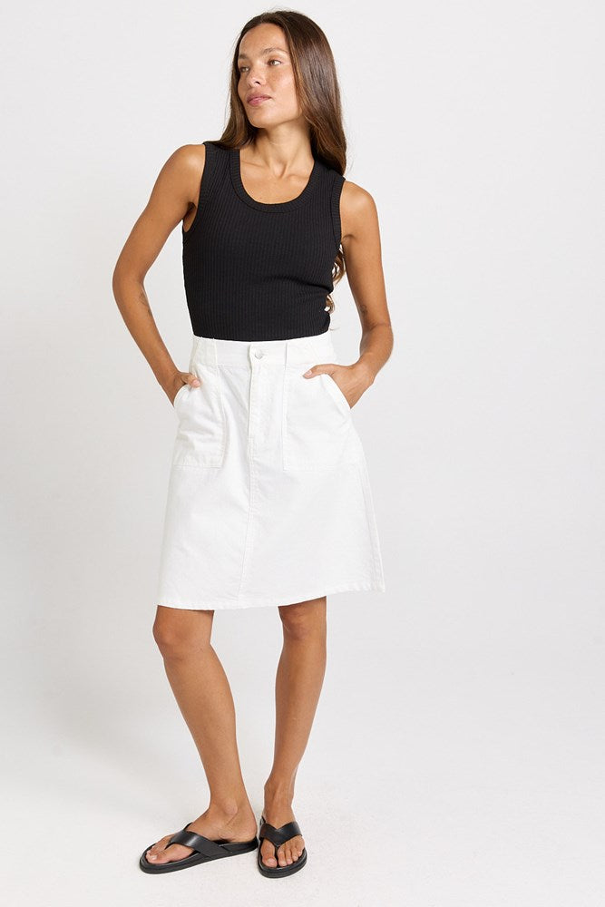 Aida A-Line Denim Skirt