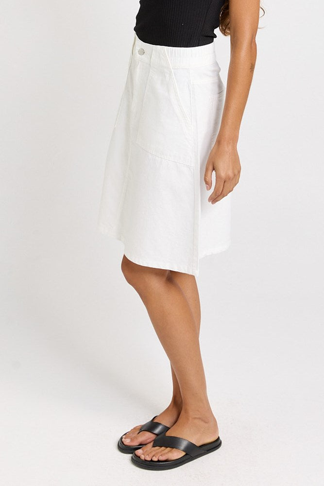 Aida A-Line Denim Skirt