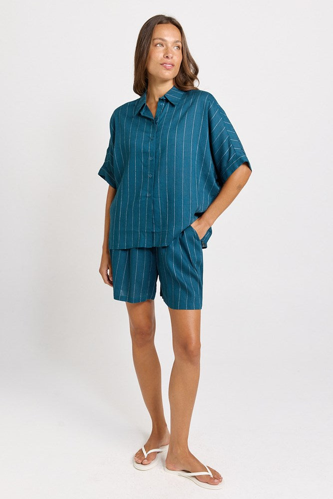 Palm Linen Blend Relax Shorts