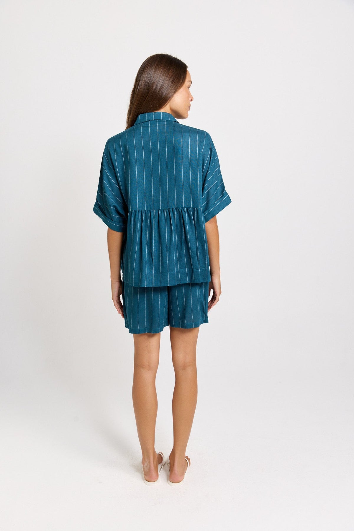 Palm Linen Blend Relax Shorts