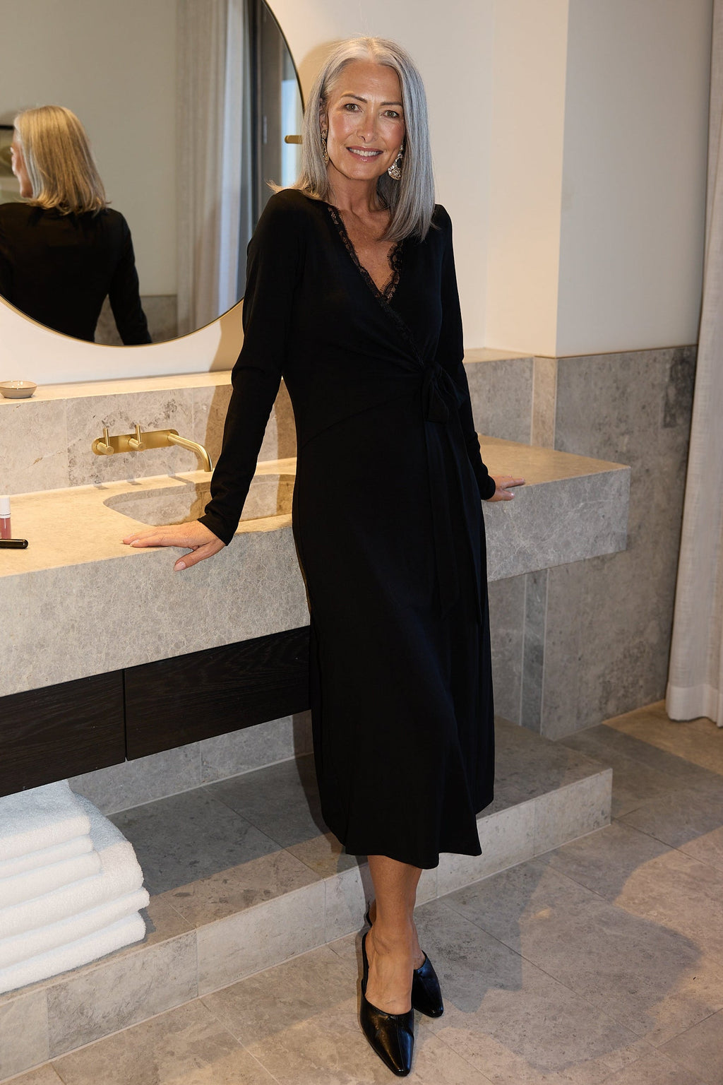 Brigitte Wrap Dress