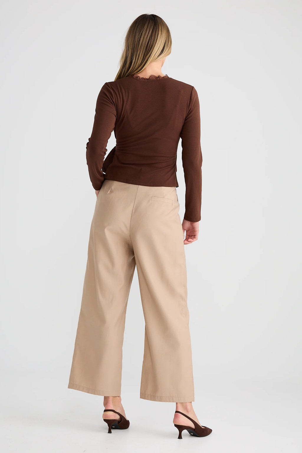 Brigitte Wrap Top