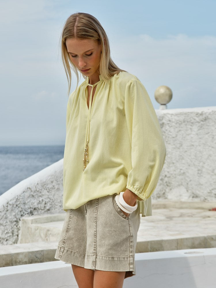 Shae Split Neck Blouse