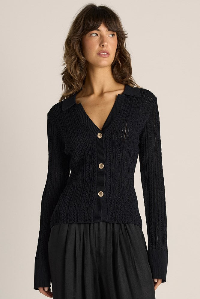 Audrey Pointelle Top