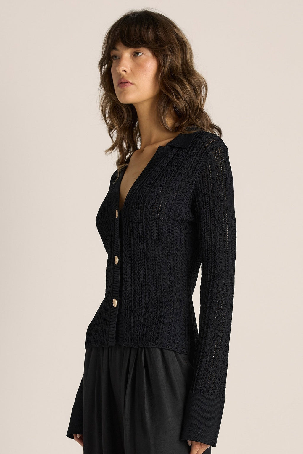 Audrey Pointelle Top