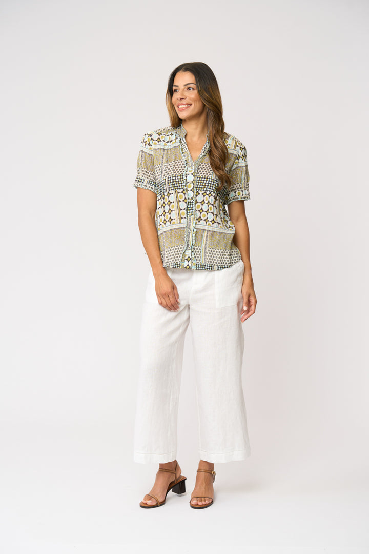 Crushing It Cap Sleeve Shirt