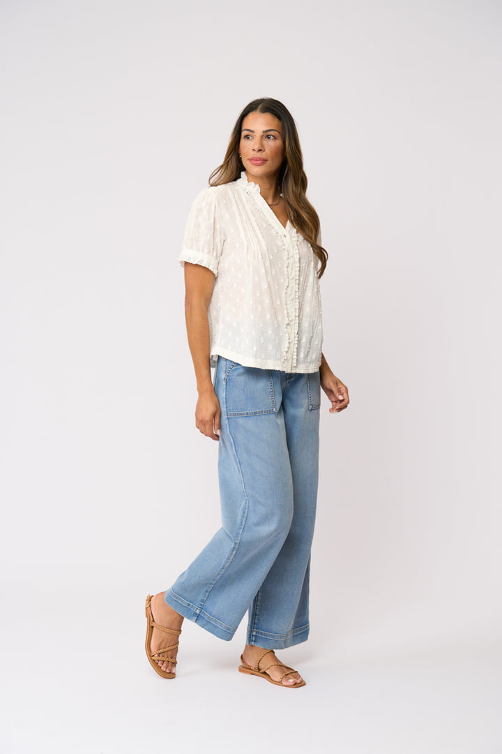 Crushing It Cap Sleeve Shirt