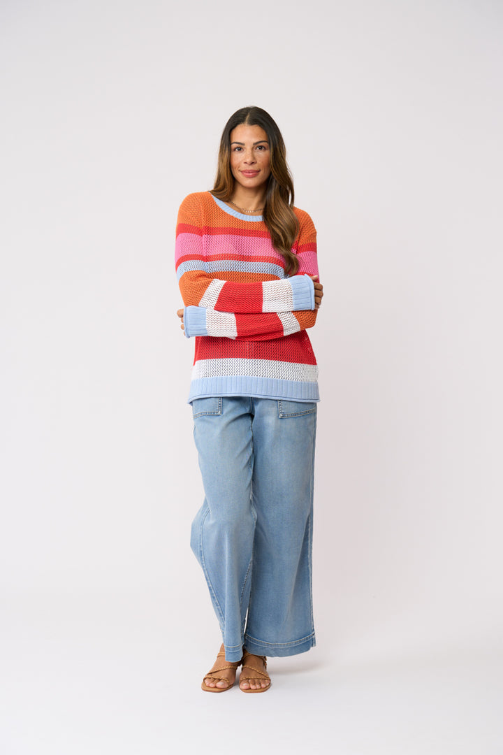 Stripe A Pose Sweater
