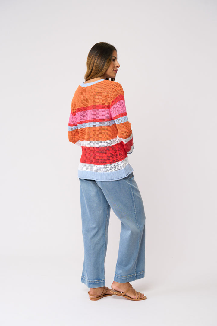 Stripe A Pose Sweater