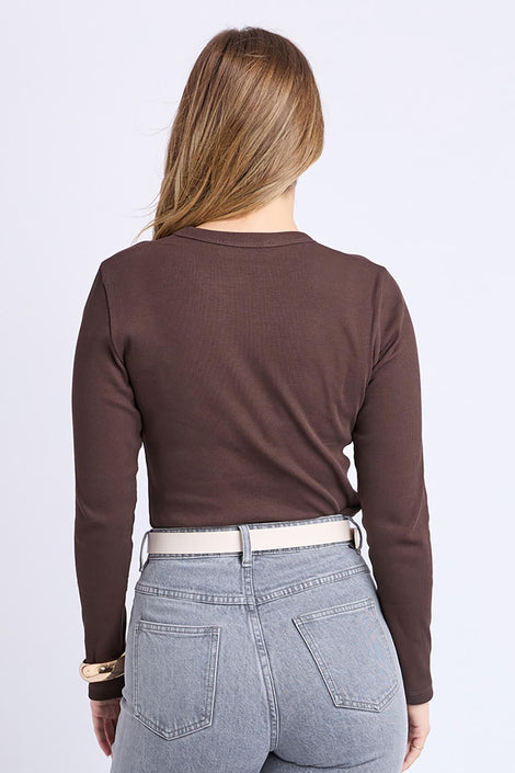 Scoop L/S Rib