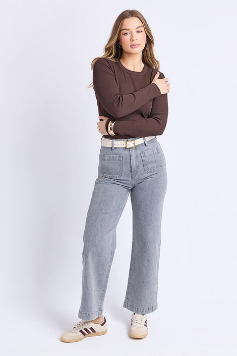 Scoop L/S Rib