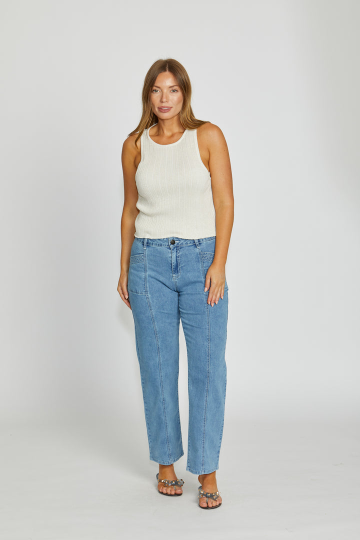 Holborn Relaxed Leg Ankle Grazer Jean