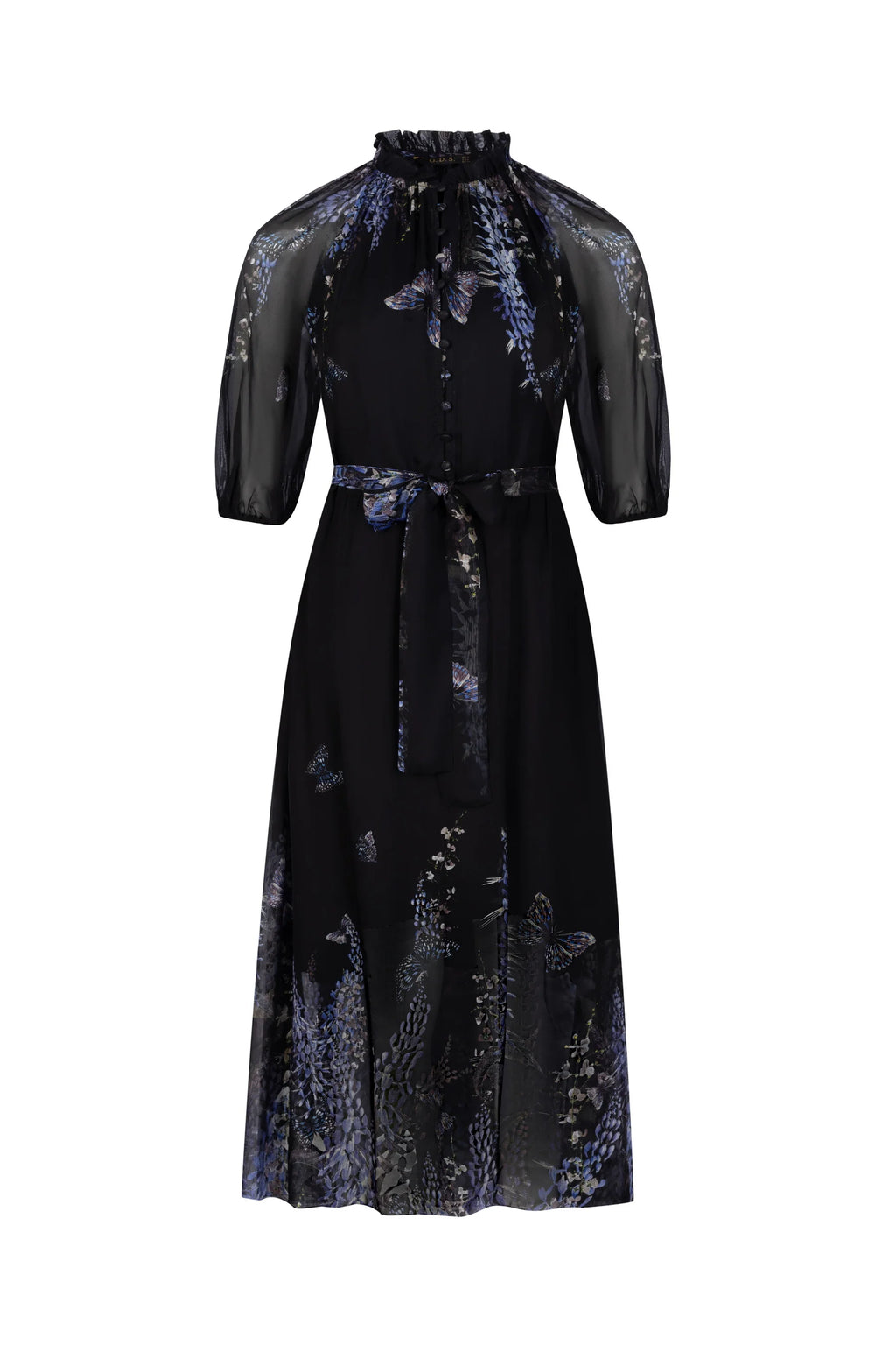 Aerin Printed Long Dress