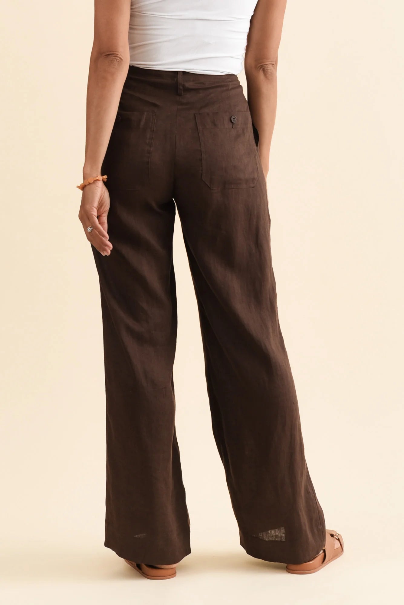 Perry Linen Drawcord Pants