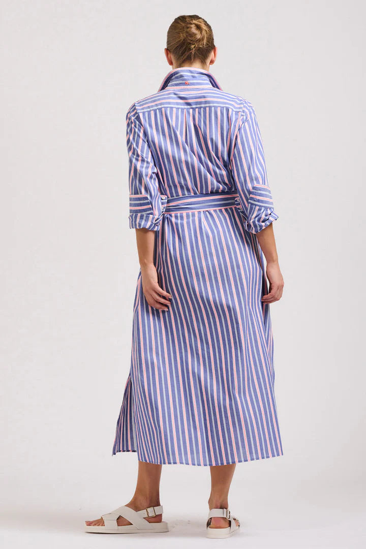 The Luna Oversized Linen Long Shirtdress