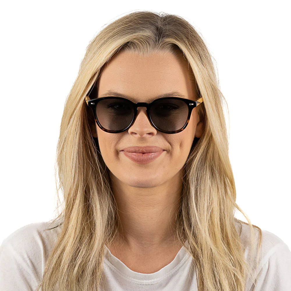 Taine Black Tort Sunglasses