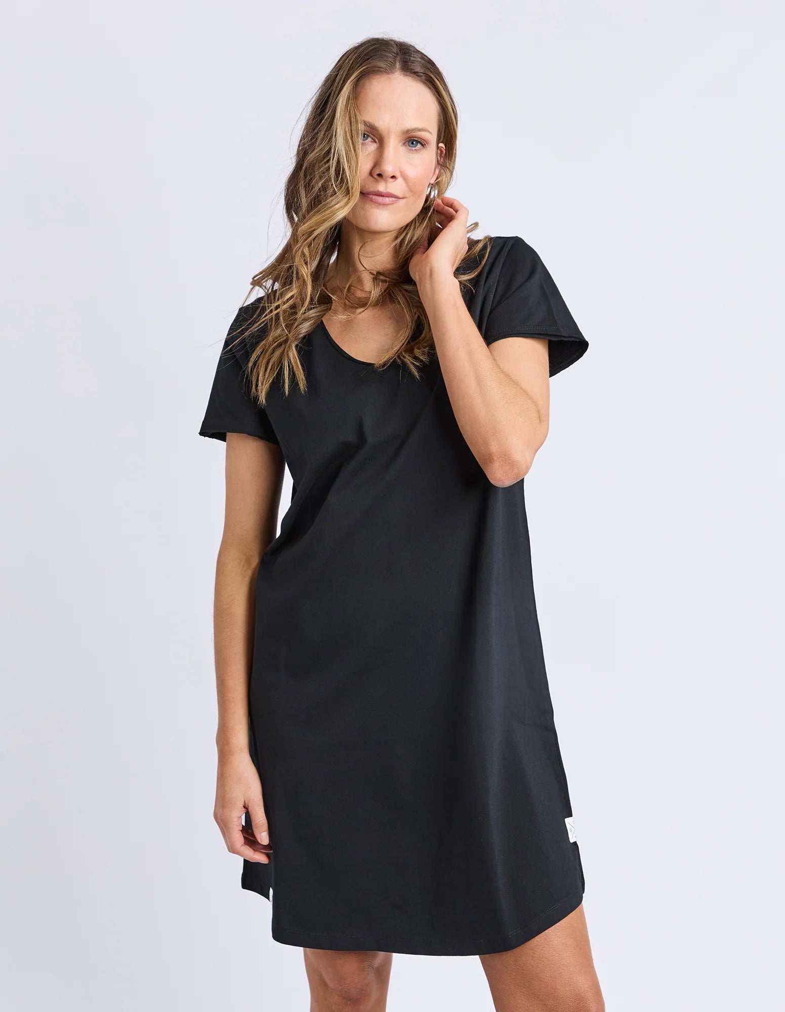 Pima Vee Tee Dress