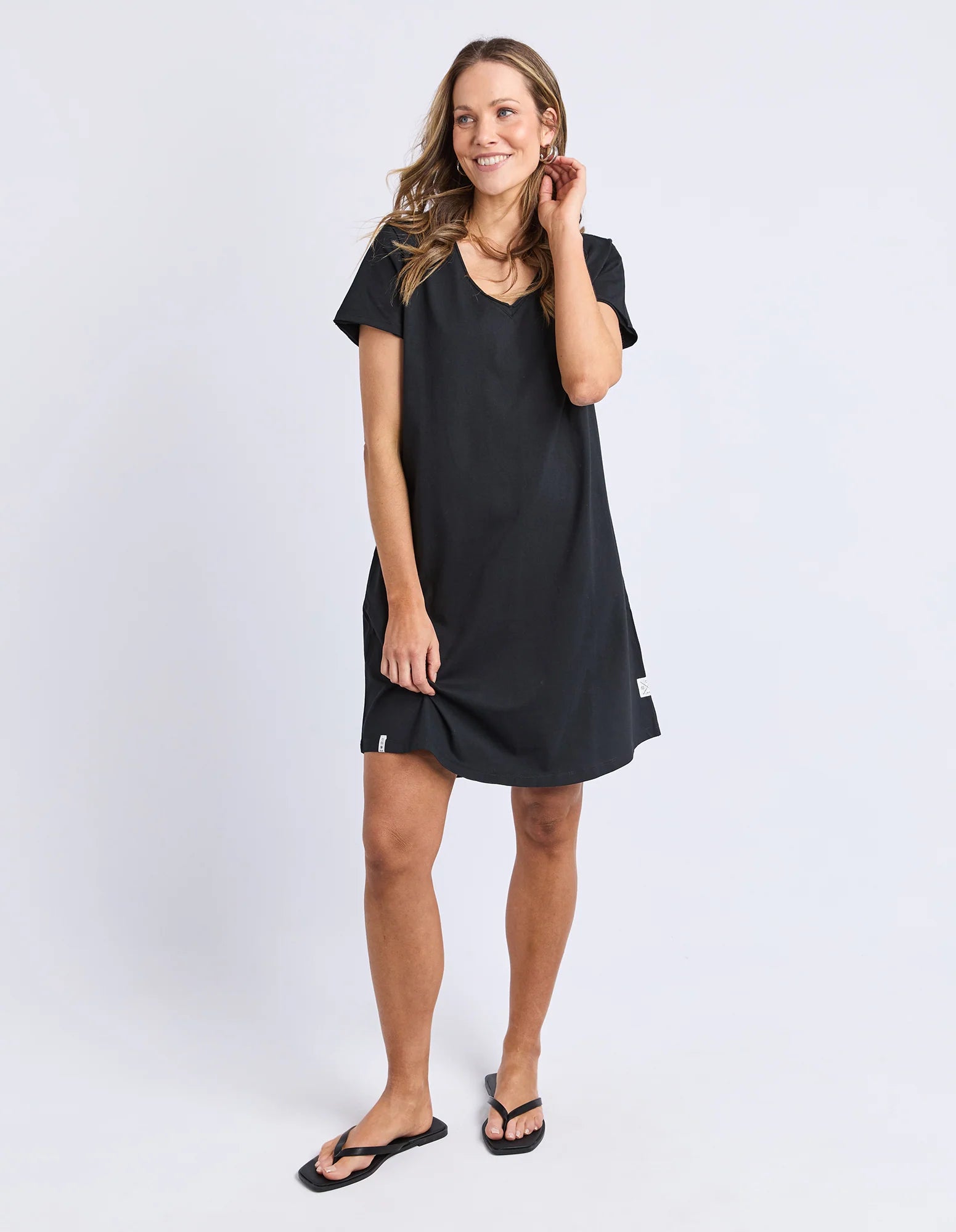 Pima Vee Tee Dress
