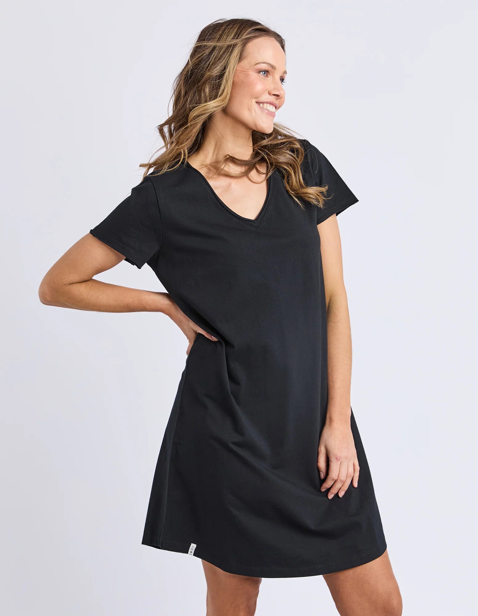 Pima Vee Tee Dress