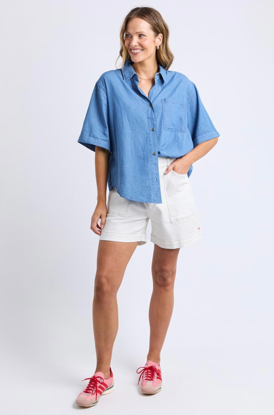 Blissful Chambray SS Shirt