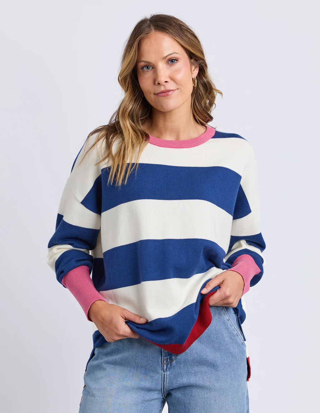 Elvie Block Stripe Knit