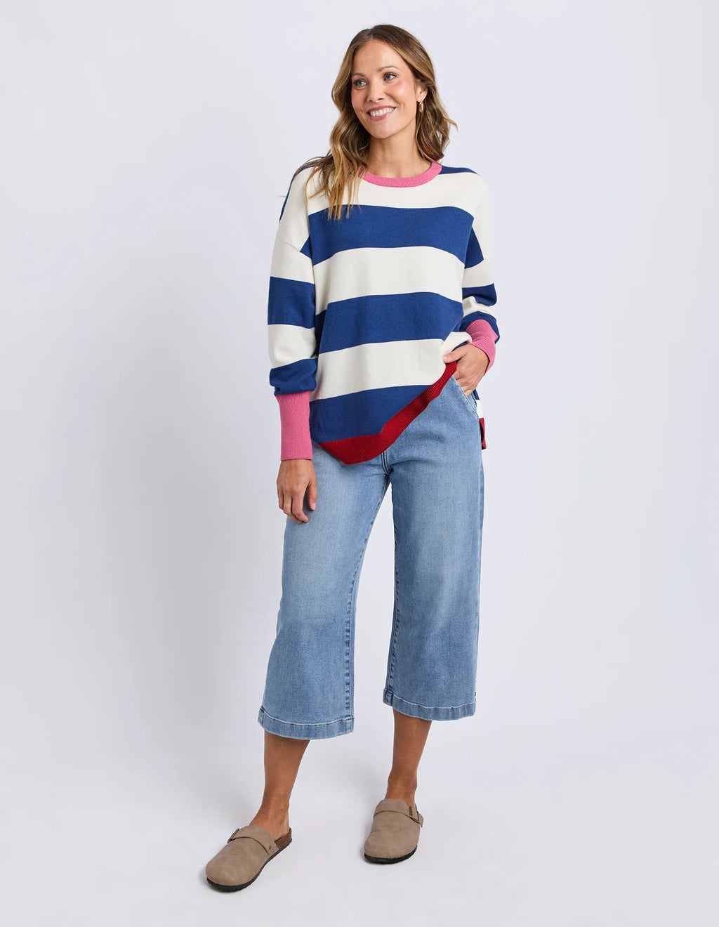 Elvie Block Stripe Knit