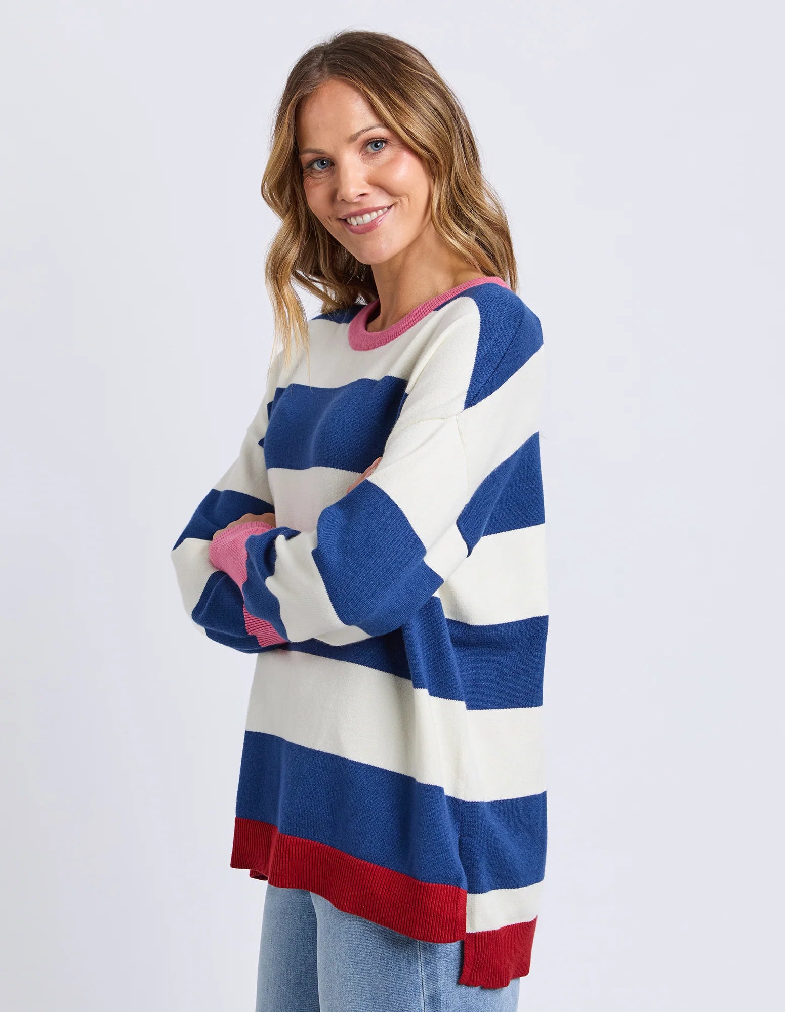 Elvie Block Stripe Knit